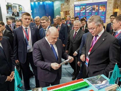 Мишустину на КИФ презентовали возможности Ставрополья