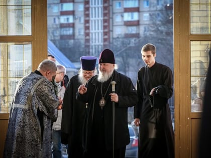 В четверг первой седмицы Великого поста митрополит Кирилл совершил великое повечерие с чтением Великого канона преподобного Андрея Критского