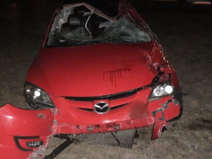 Лихач на Mazda перевернулся в Железноводске: есть пострадавшие