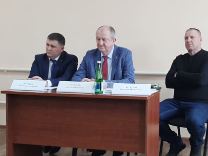 Отчеты депутата Болотова В.М. перед избирателями