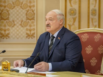 Рабочая встреча с Президентом Республики Беларусь Александром Лукашенко