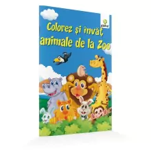 Colorez și învăț animale de la zoo