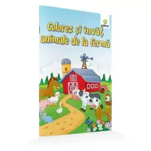 Colorez și învăț animale de la fermă