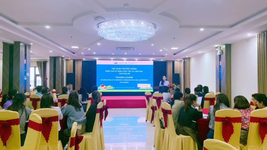 Toàn cảnh lớp tập huấn - Ảnh: T.L