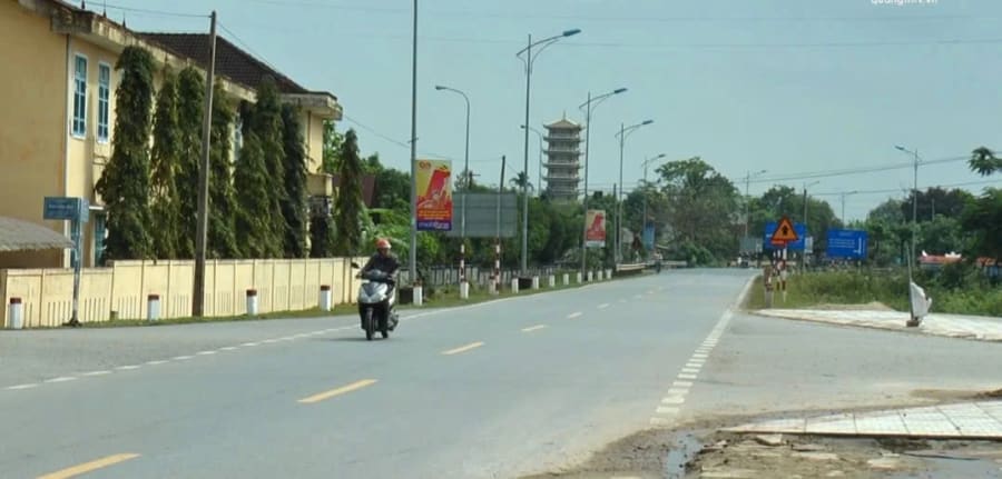 Một góc xã Cam Lộ hôm nay- Ảnh: X.D