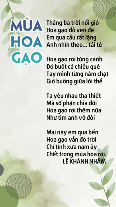 Mùa hoa gạo