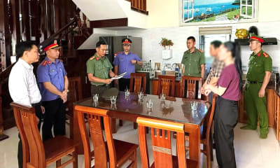 Bắt tạm giam Hiệu trưởng Trường tiểu học số 2 Quảng Phúc