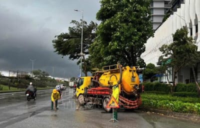 Tập trung xử lý hệ thống tiêu thoát nước trên các tuyến giao thông trọng điểm