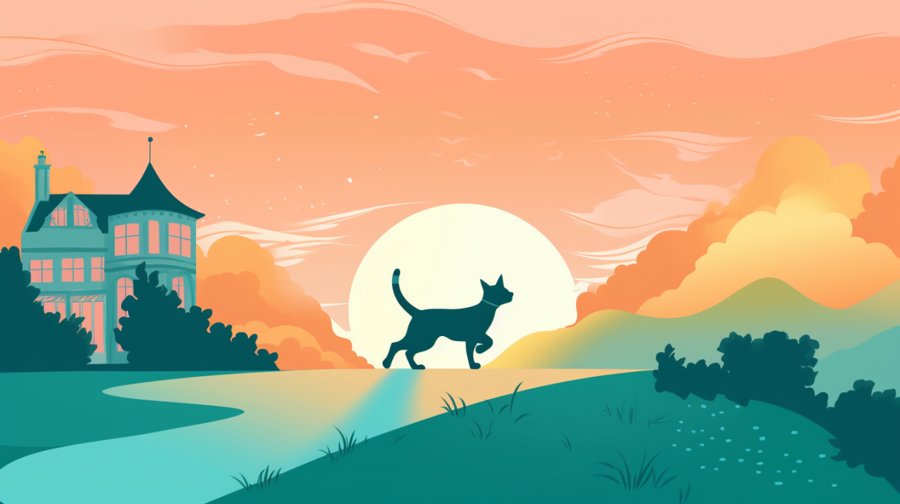 Eine vermisste Katze kehrt nach langer Zeit nach Hause zurück
