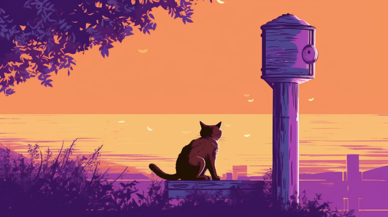 Afbeelding van een kat die zijn territorium markeert met geur
