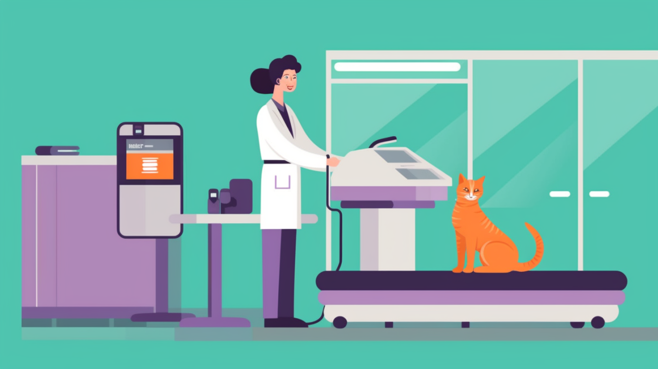 Ein Mikrochip-Scanner wird bei einer gefundenen Katze verwendet