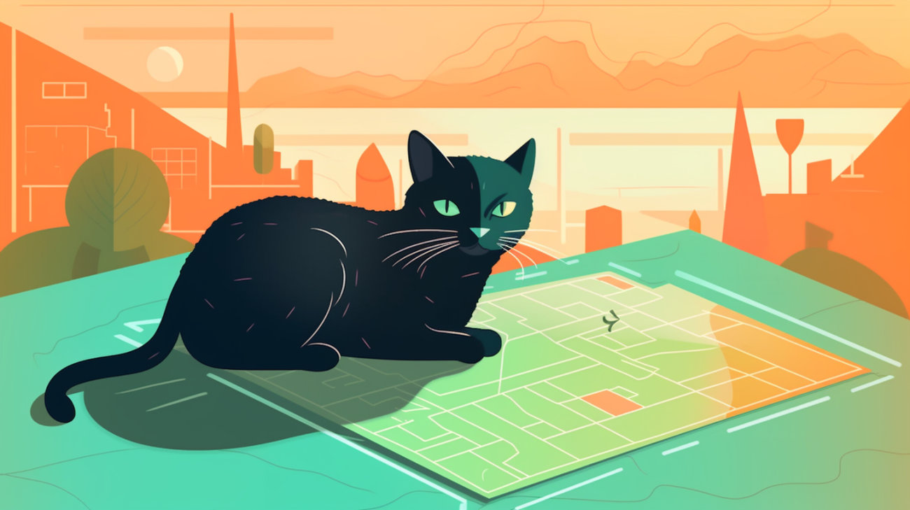 Kartenbild zeigt einen erweiterten Suchbereich für eine vermisste Katze