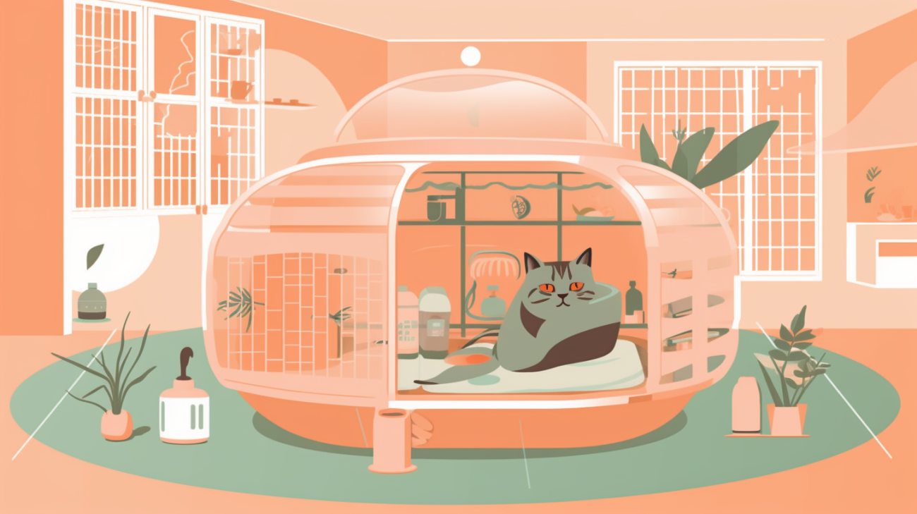 Een kattenvangkooi wordt correct opgezet onder begeleiding