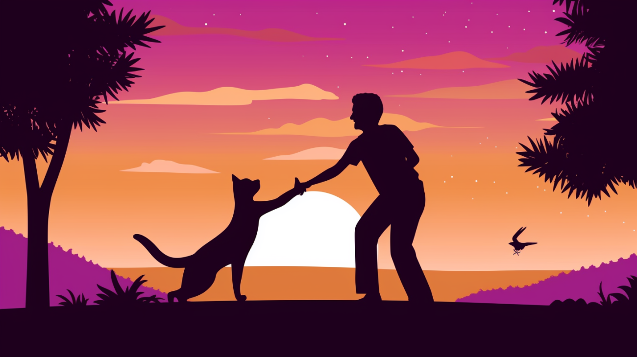 Ein Katzenbesitzer wird nach einer umfangreichen Suche mit seiner vermissten Katze wiedervereint