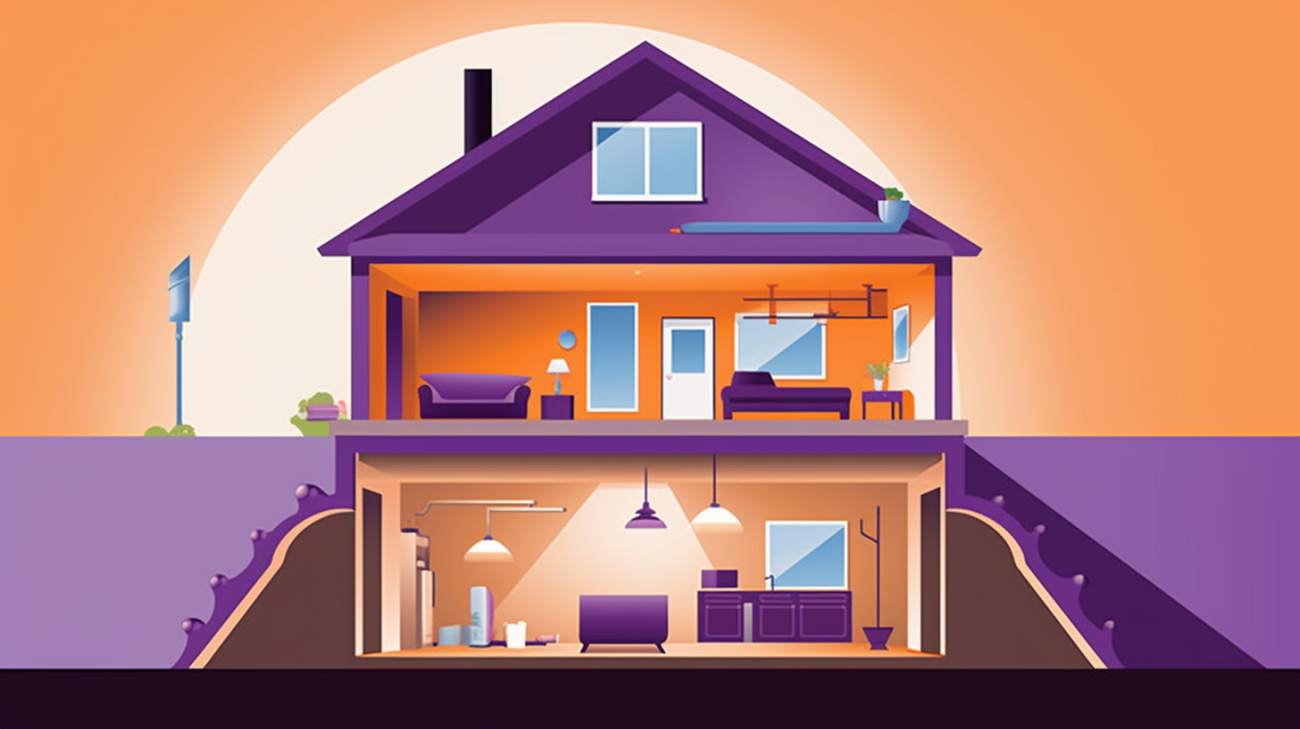 Picture of a large house that has lots of hiding places for lost cats