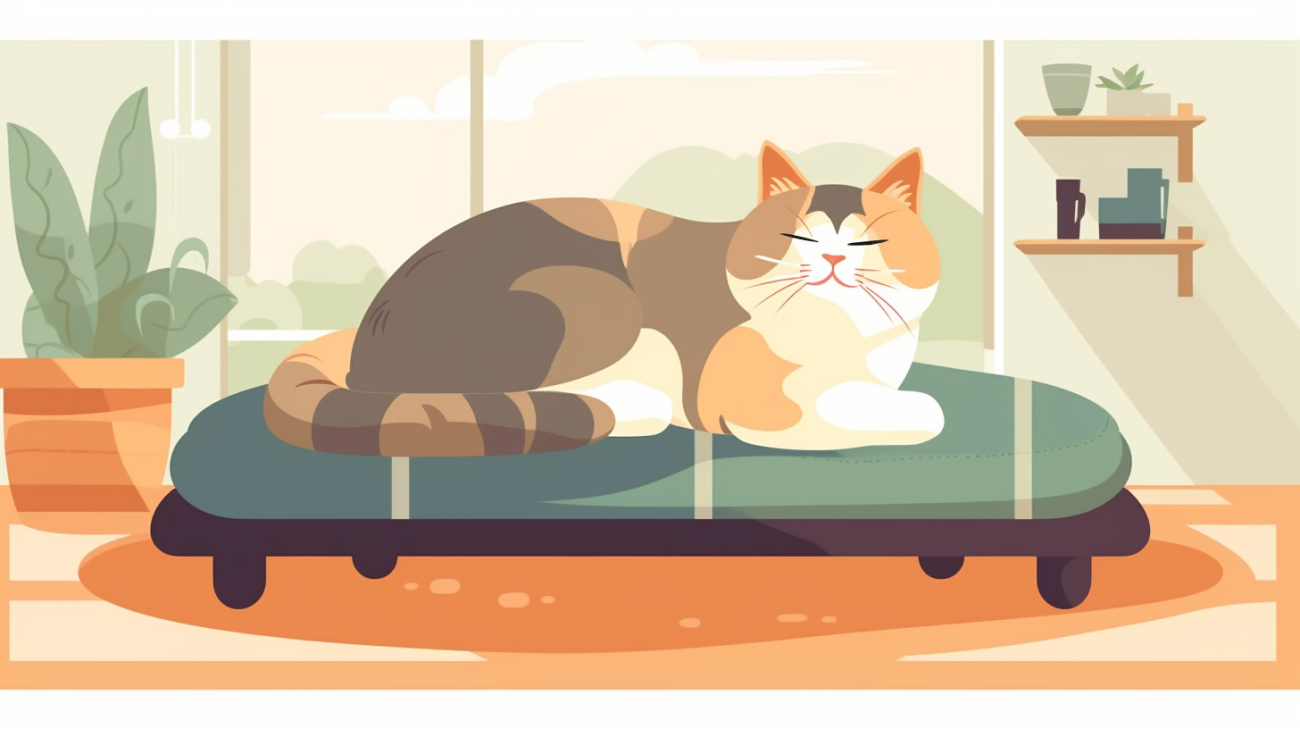Een oudere kat rust uit, dit illustreert hoe leeftijd de reisafstand van een verloren kat kan beïnvloeden