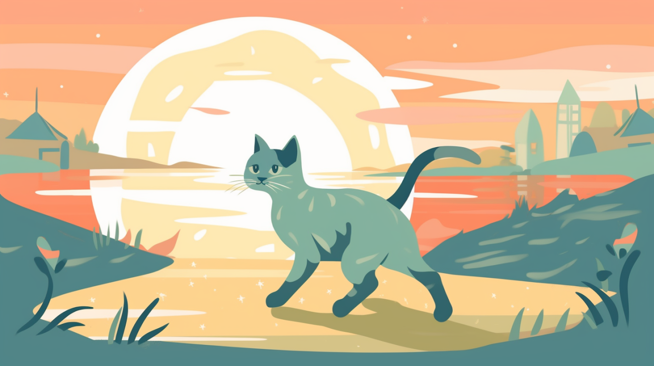 Afbeelding van een kitten dat zijn natuurlijke vermogens gebruikt om zijn weg naar huis te vinden