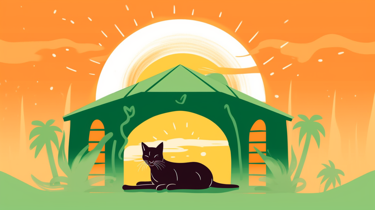 Een kat's gedrag monitoren tijdens het lokproces