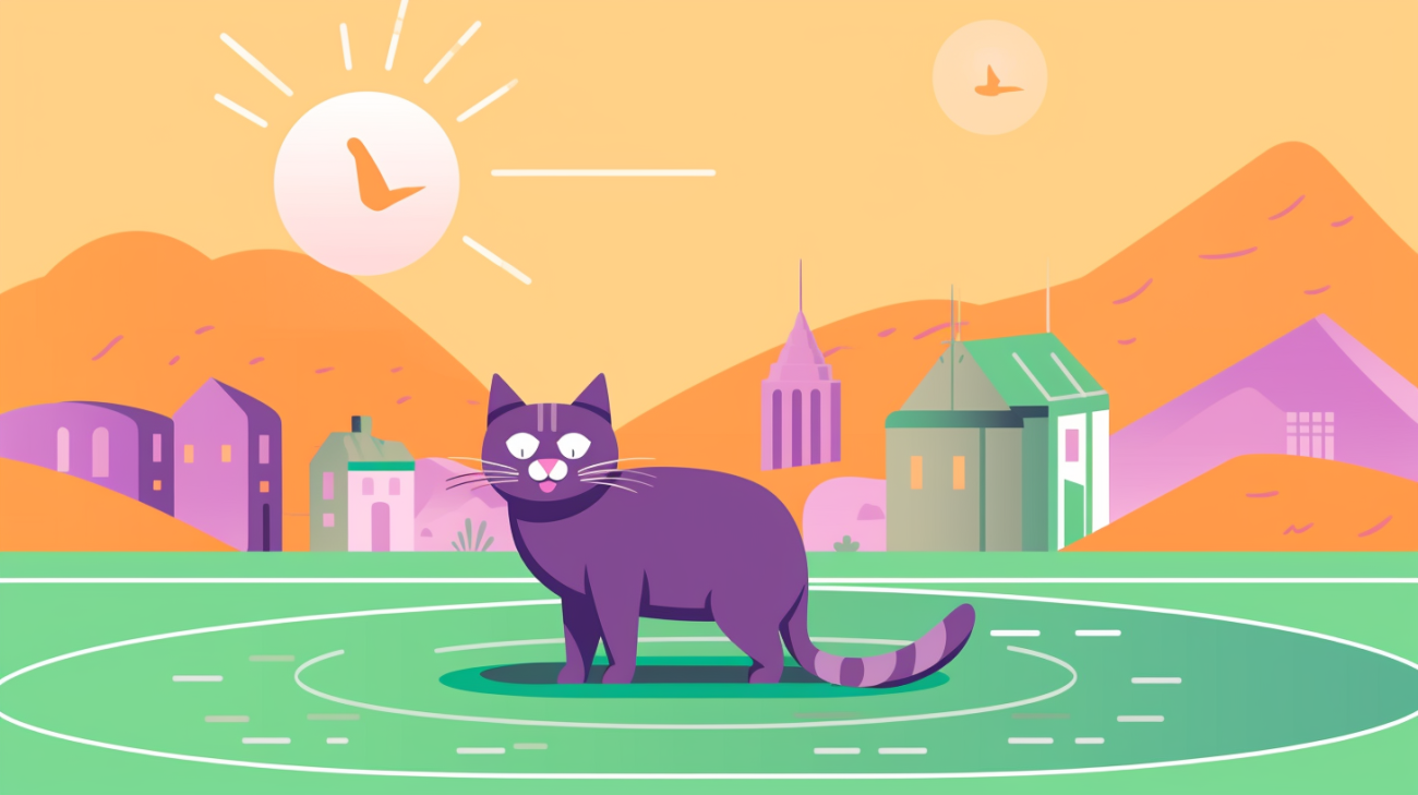 Afbeelding van een kat die zijn geheugen gebruikt om te navigeren