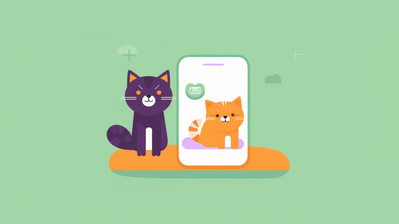 A post on social media alerting neighbors to a lost pet