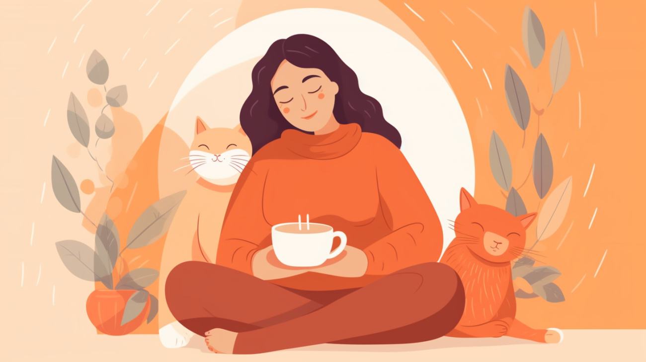 Een persoon die omgaat met de emotionele stress van een vermiste kat