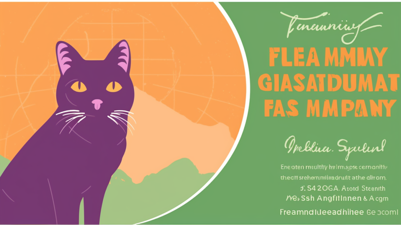 Afbeelding van een goed ontworpen 'vermiste kat' flyer