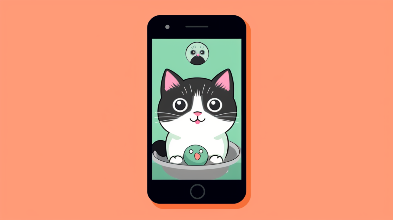 A social media post displaying a lost kitten, illustrating the use of social media in finding lost cats