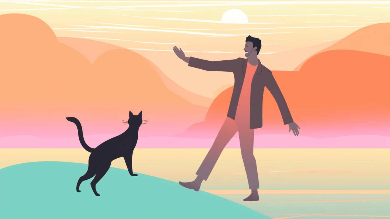 Een kat benaderen nadat deze is gevonden