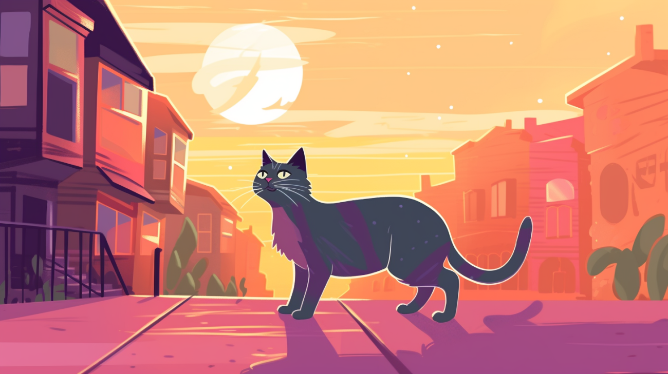 Katze navigiert mit ihrem Orientierungssinn