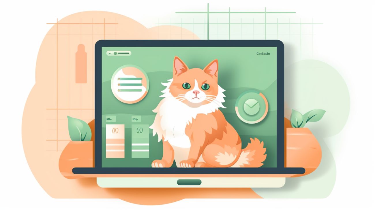 Voorbeeld van een dashboard dat interactie met een online 'kat vermist' poster laat zien