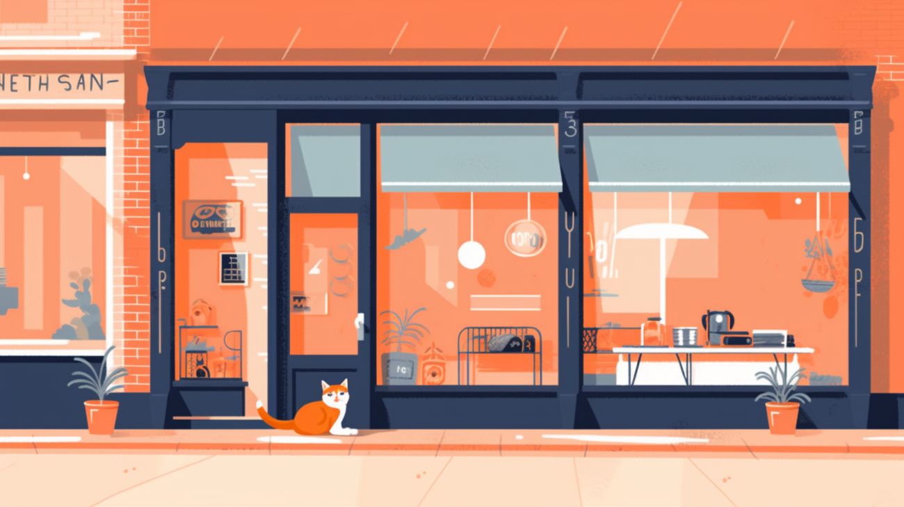 Een 'kat vermist' poster tentoongesteld in een lokale winkel