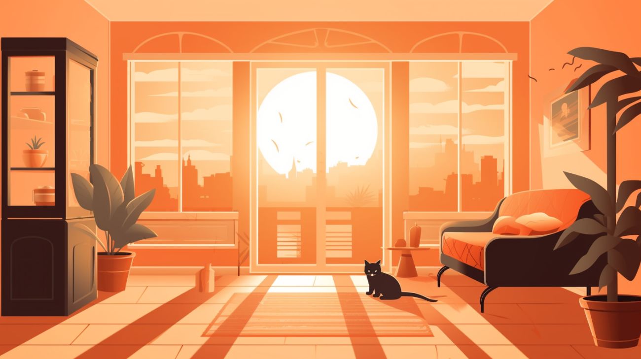 Een goed beveiligd huis om te voorkomen dat kittens ontsnappen