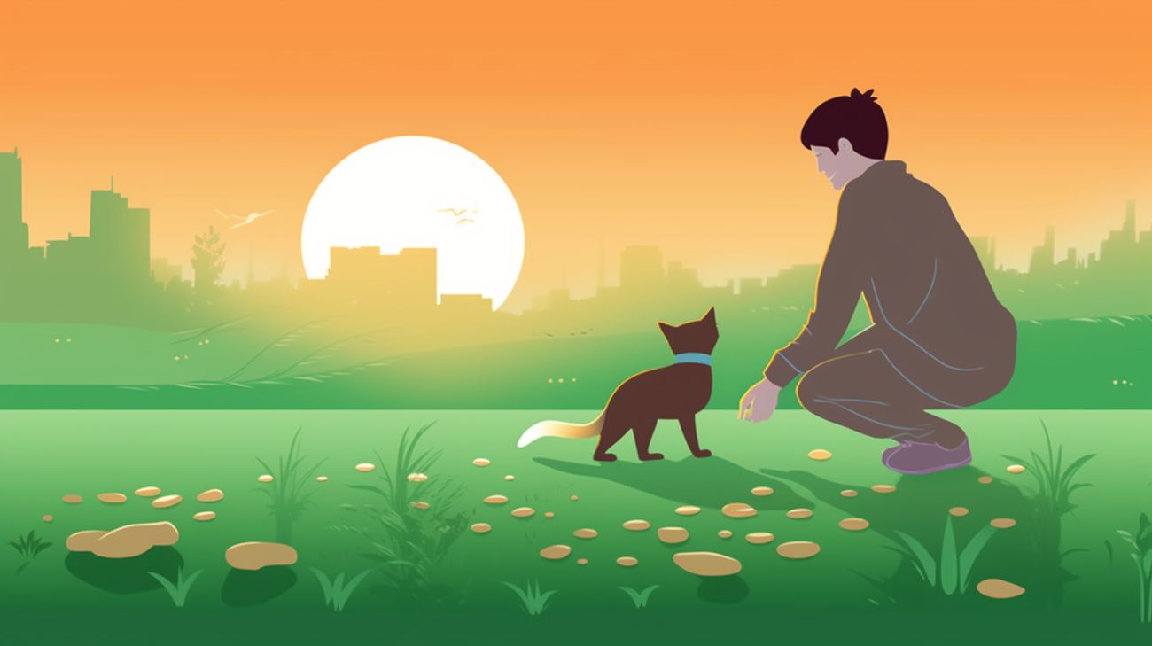 Image of pet owner discovering paw prints or fur