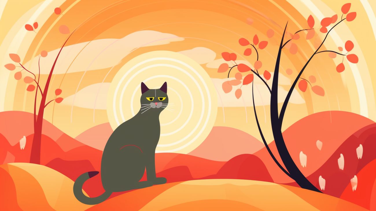 A missing cat poster created using design software