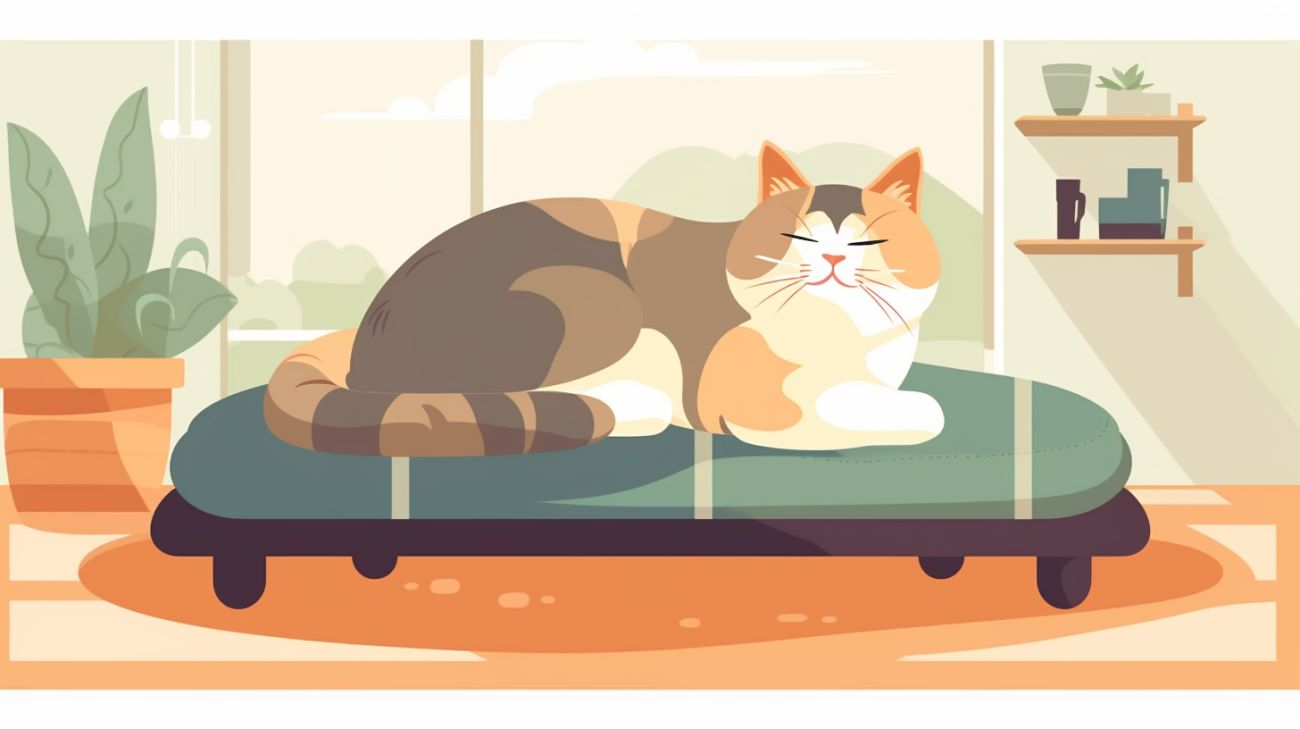 Een oudere kat rust uit, dit illustreert hoe leeftijd de reisafstand van een verloren kat kan beïnvloeden
