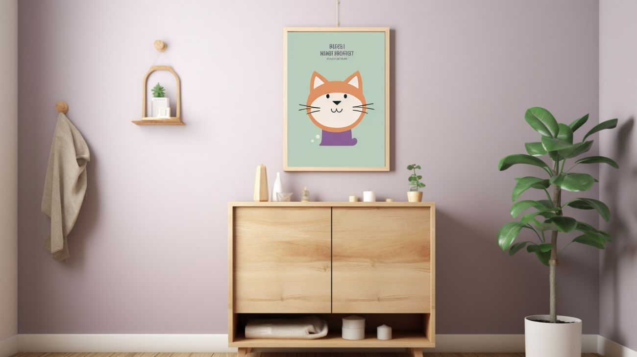 Image of a well-designed missing male cat poster