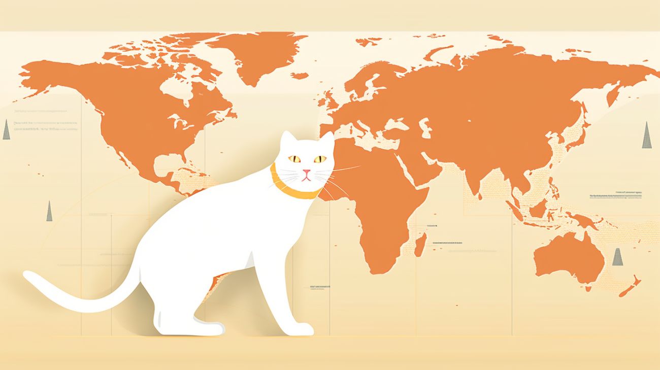 A map showing the expanded search radius for a missing cat