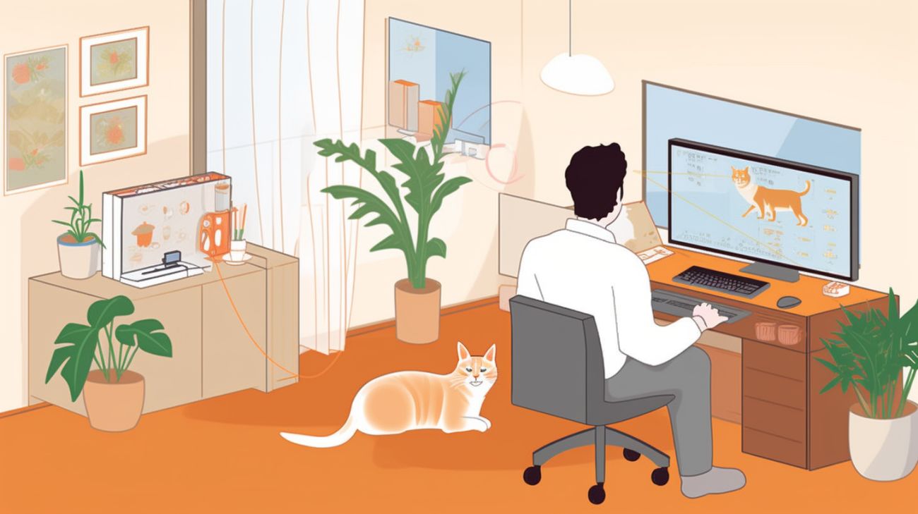 Iemand die een dringende oproep plaatst voor hun vermiste kat na 2 weken op sociale media
