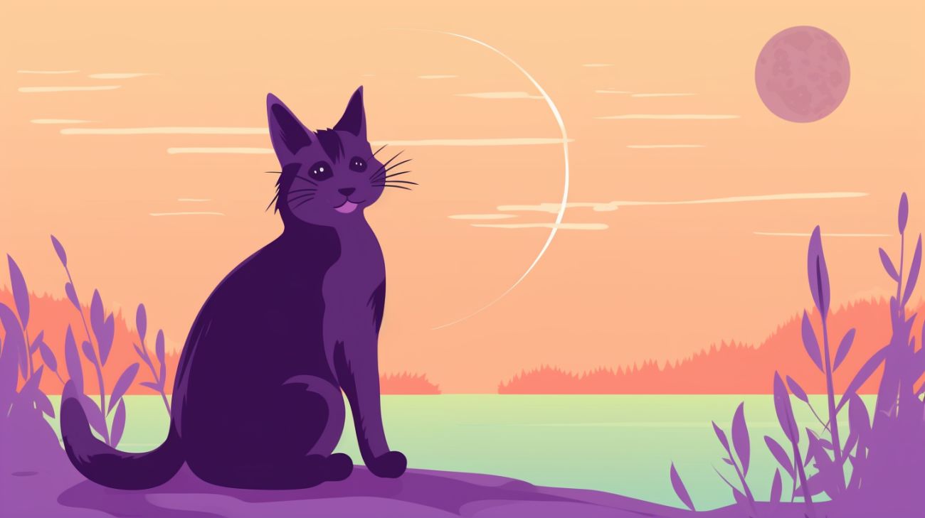 Een kat met gespitste oren, luisterend naar zijn omgeving