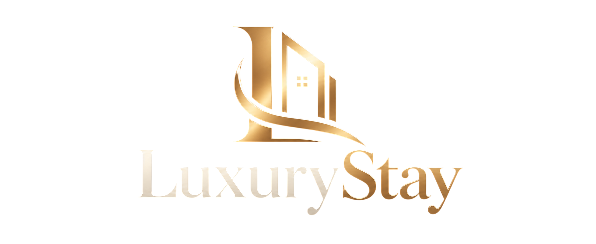 LuxuryStay hotel logo