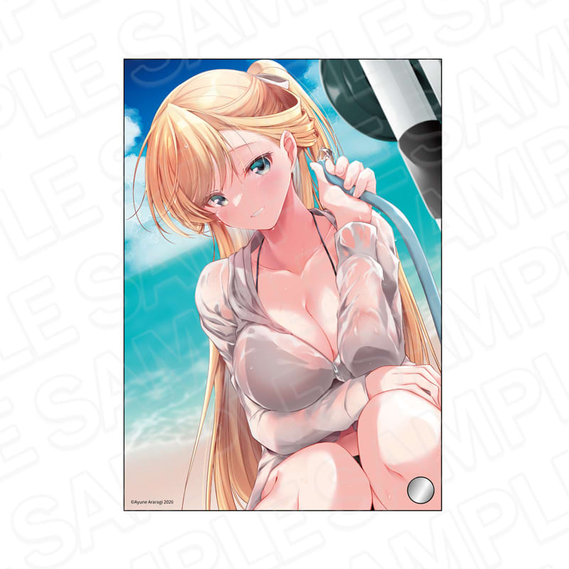 "Isshiki-san wa Koi wo Shiritai." Mini Acrylic Art Isshiki Rinna Milford Mischief on the Beach Ver..jpg