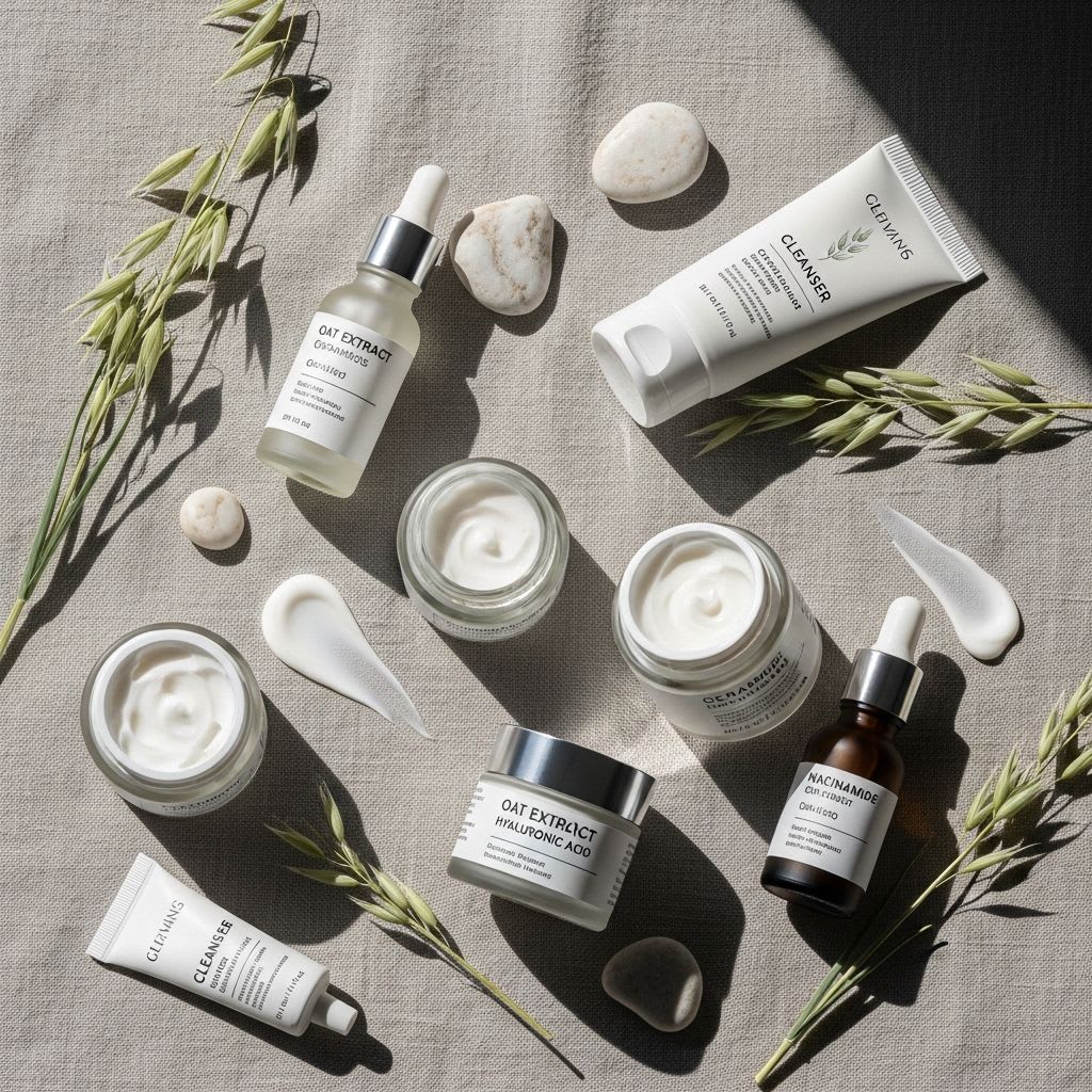 Barrier-repair skincare products for menopausal itching relief