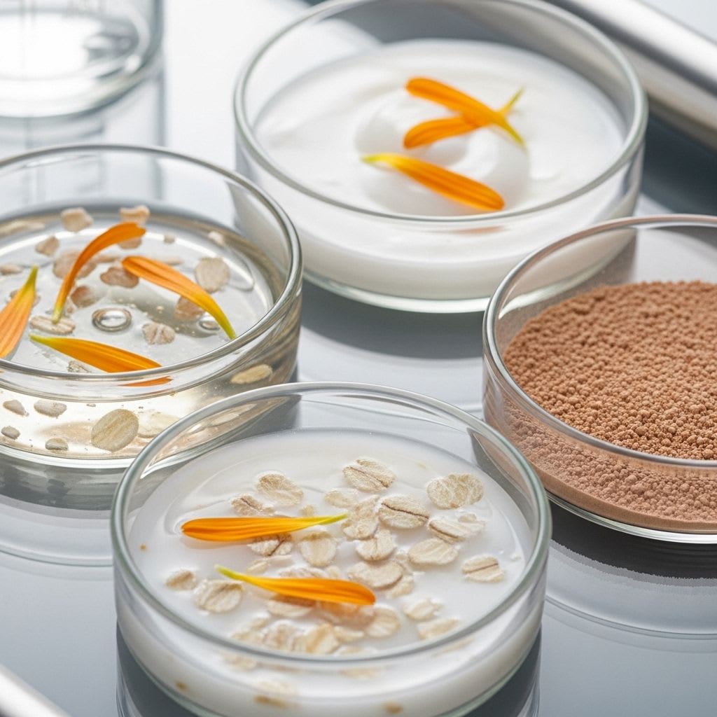 Clean makeup ingredients formulated for sensitive reactive skin