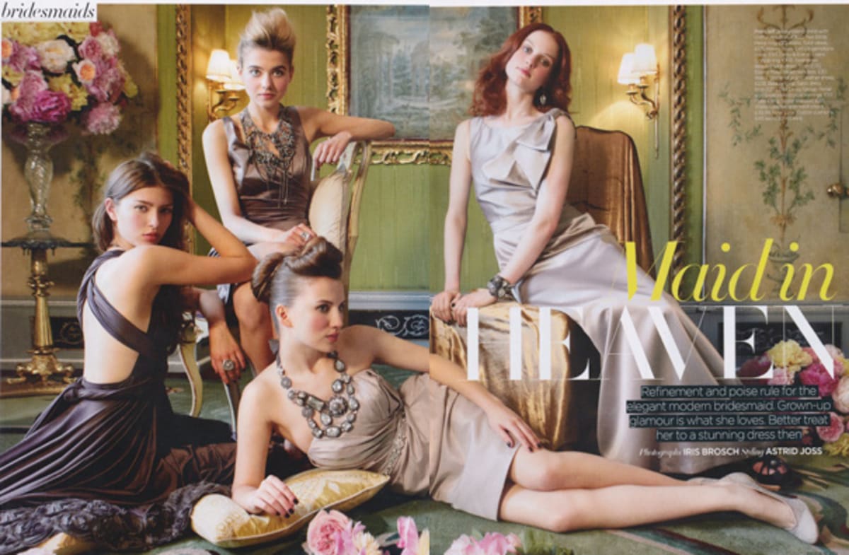 Brides Magazine - Photography by Iris Brosch / Make-up by Carol Morley