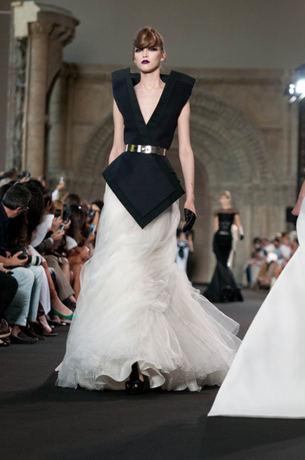 Stephane Rolland Couture Autumn Winter collection - Hair by Brooks and Brooks