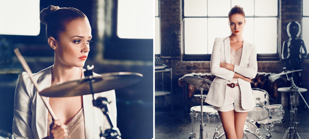 Florrie for Hoss Intropia - Make-up by Ginni Bogado