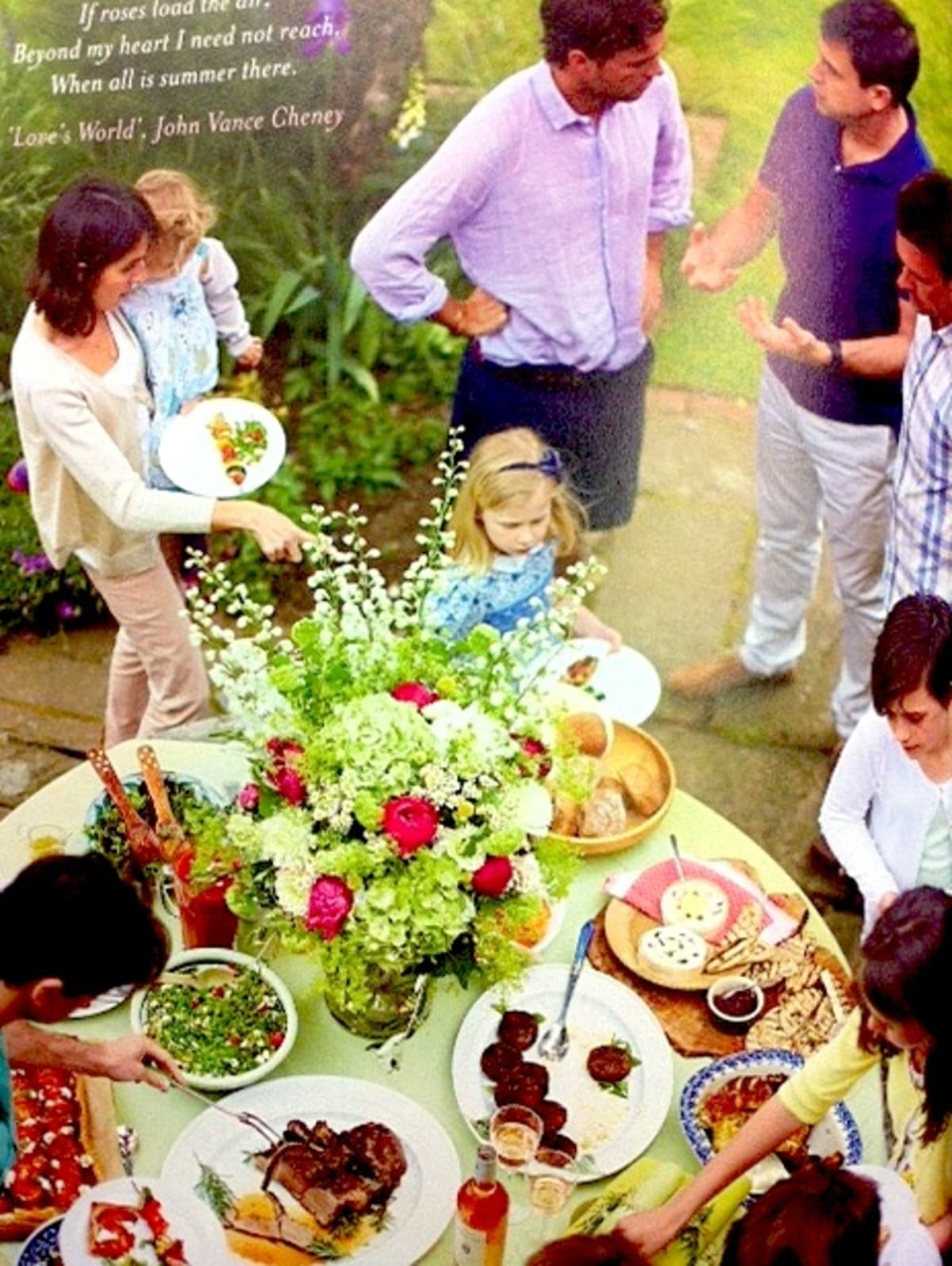 Pippa Middleton's 'Celebrate' - table styling by Sally Cullen