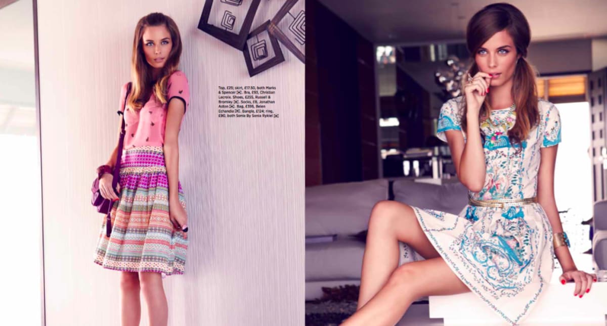 Cosmopolitan Magazine - Photography by Ben Riggott / Hair & Make-up by Lisa Valencia