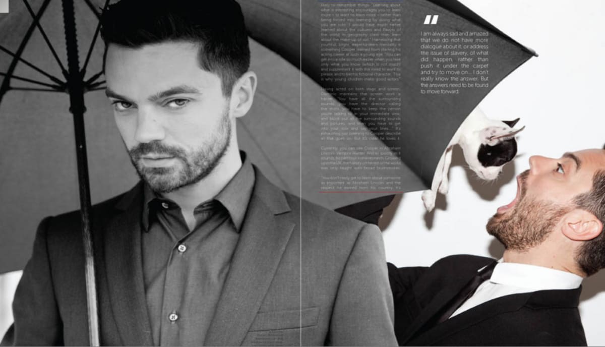 Dominic Cooper for New York Moves Magazine - Grooming by Carlos Ferraz