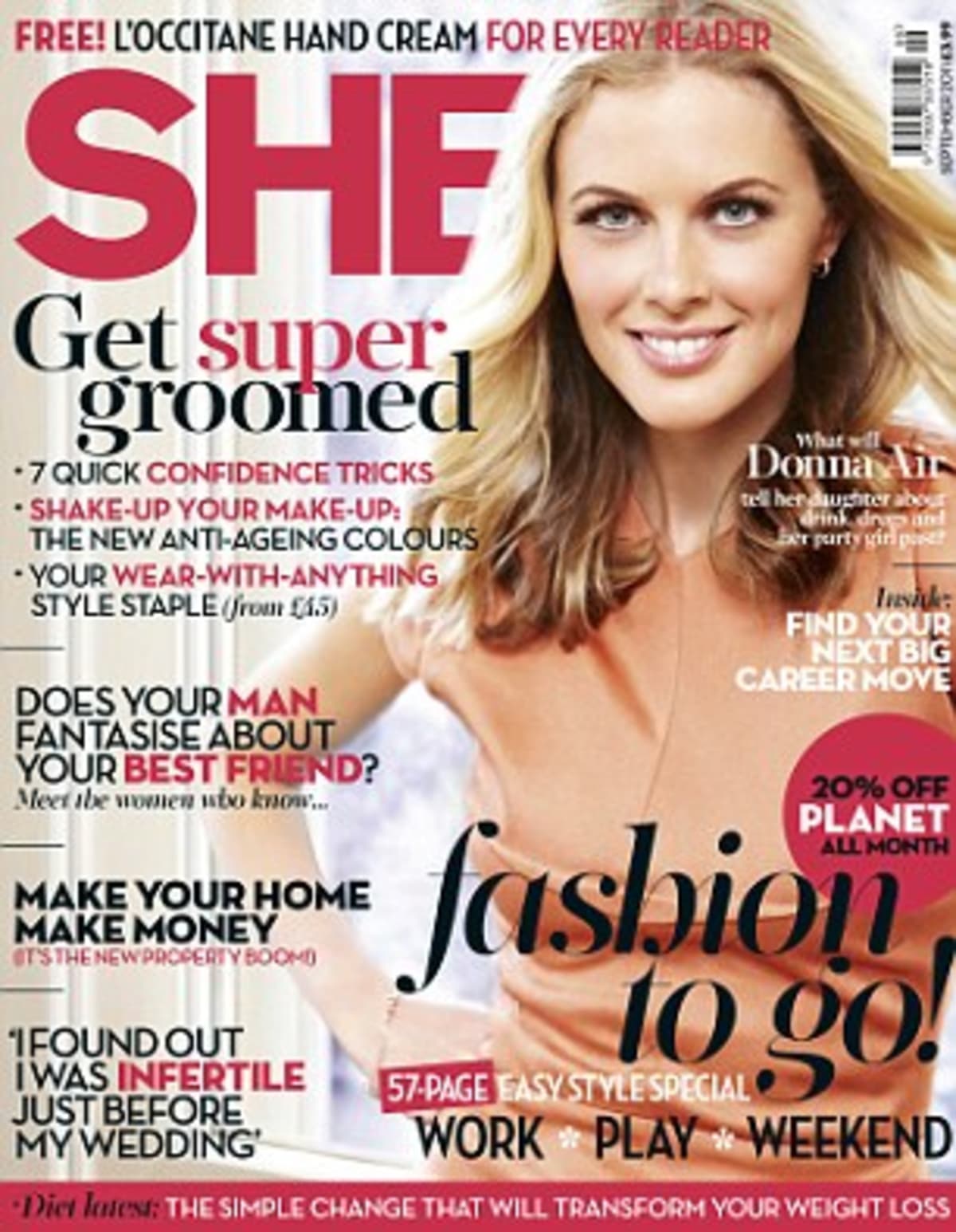SHE September 2011 Make-up by Lisa Valencia